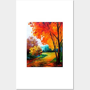 THE COLORS OF FALL Posters and Art